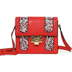 Red Pixel Cross-Body Bag