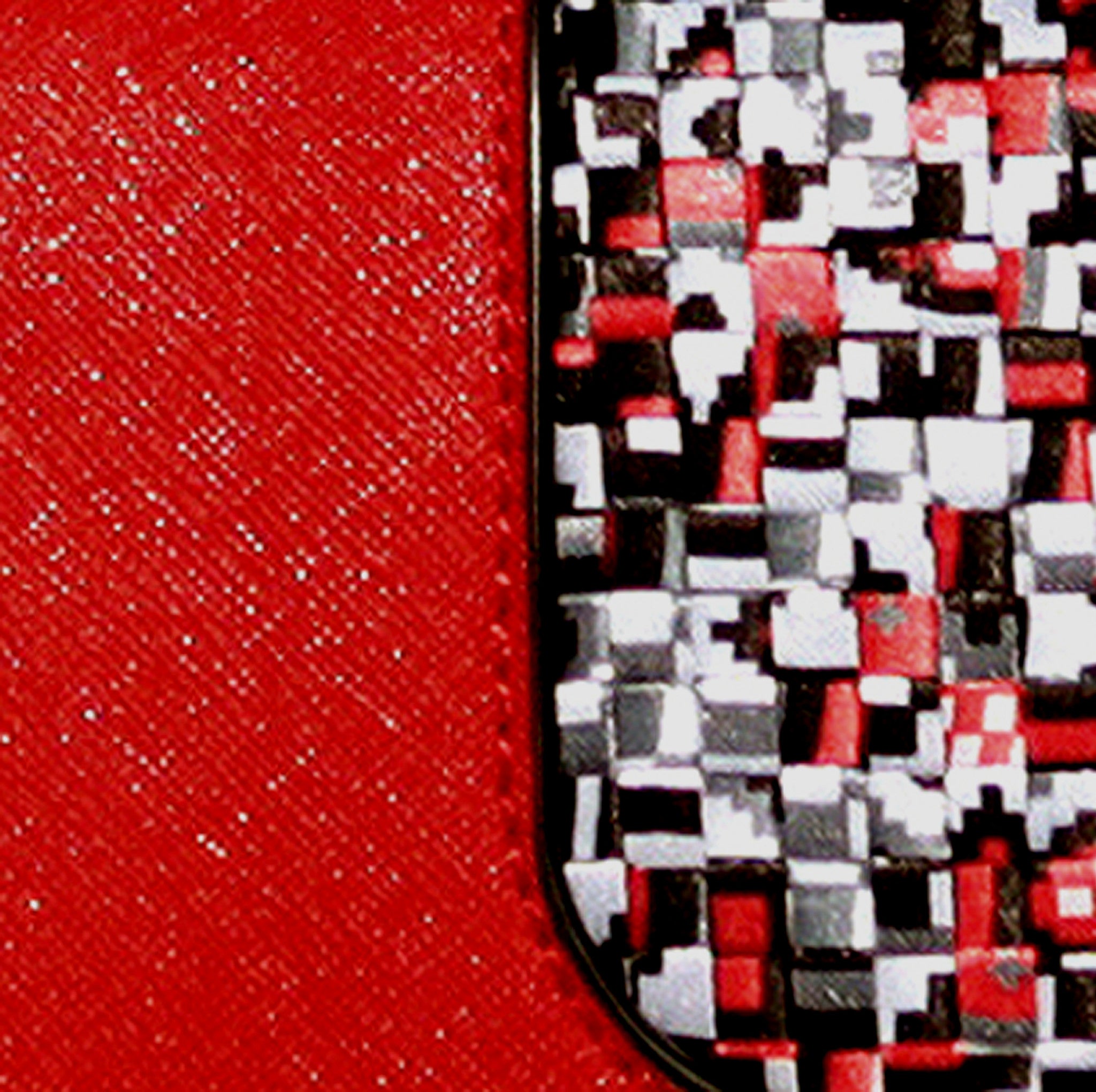 Red Pixel Cross-Body Bag